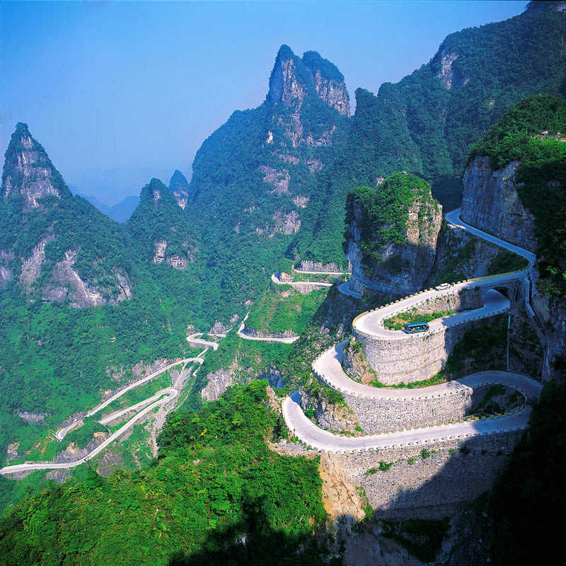 Guida ai biglietti e agli itinerari di Tianmen Mountain (come scegliere tra le linee A/B/C) - Parco forestale nazionale di Zhangjiajie Tianmen Mountain